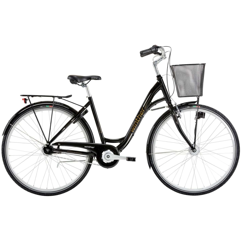 28" Winther Shopping Alu Sort