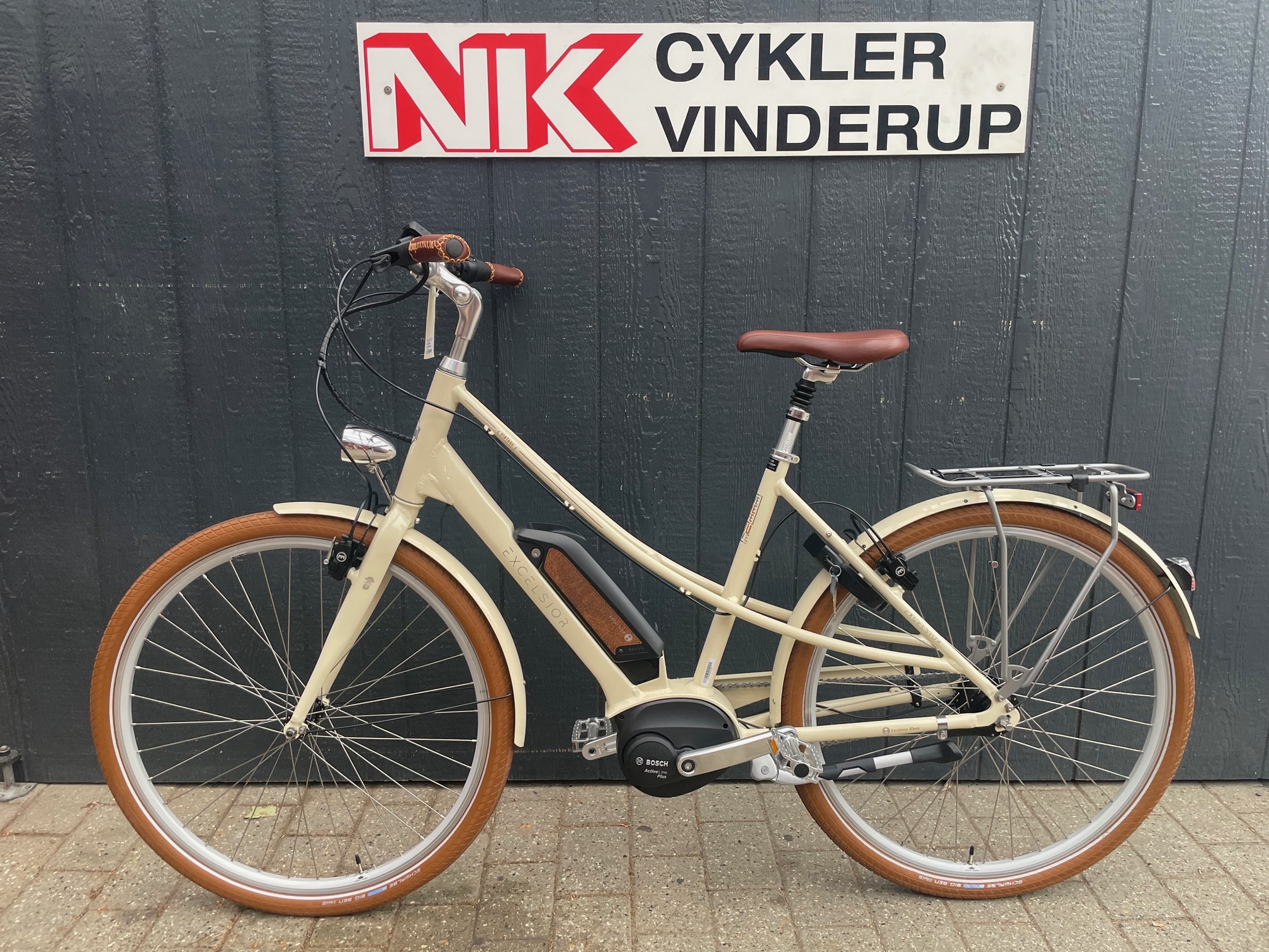 28" Excelsior Vintage E Mixte Elfenben - Billede 4